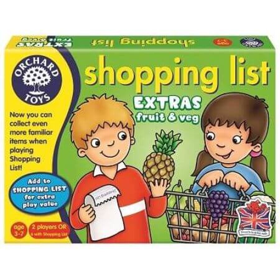 Gioco educativo per la lista della spesa, frutta e verdura, Orchard Toys