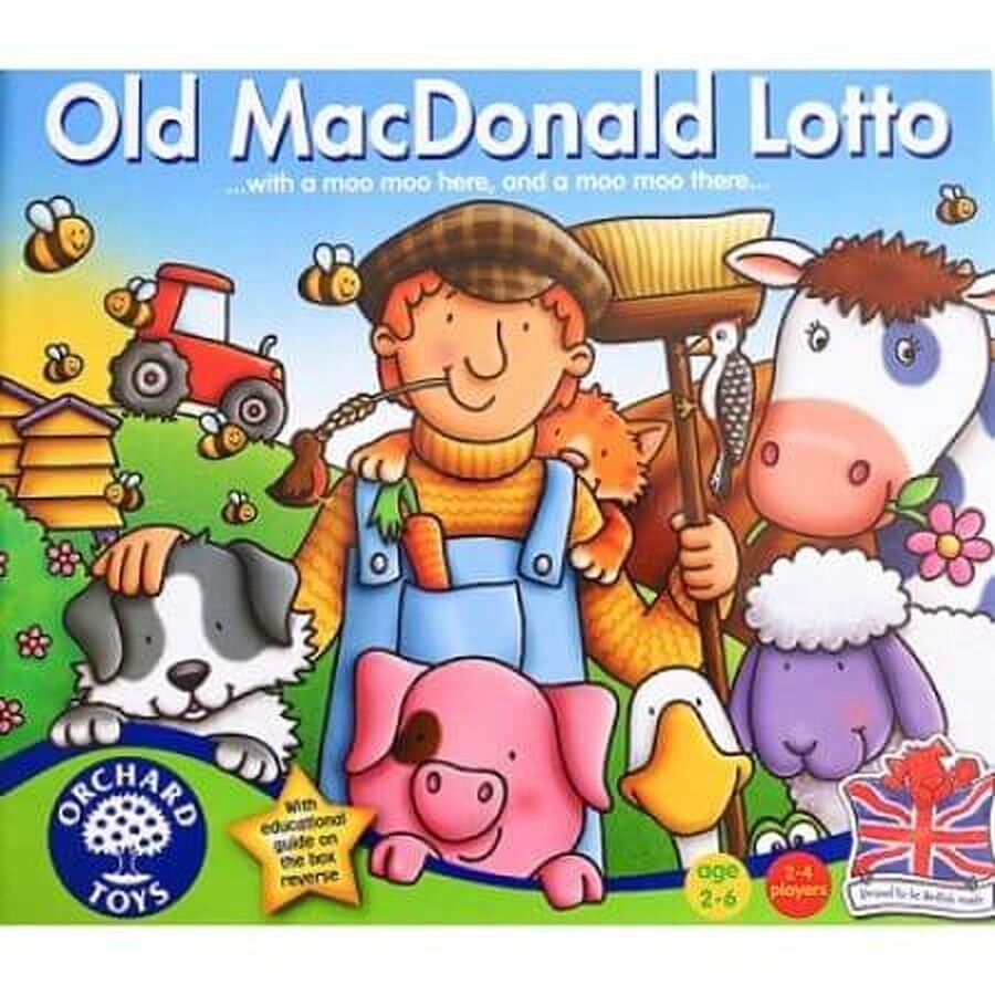 Gioco educativo Old MacDonald Lotto, Orchard Toys