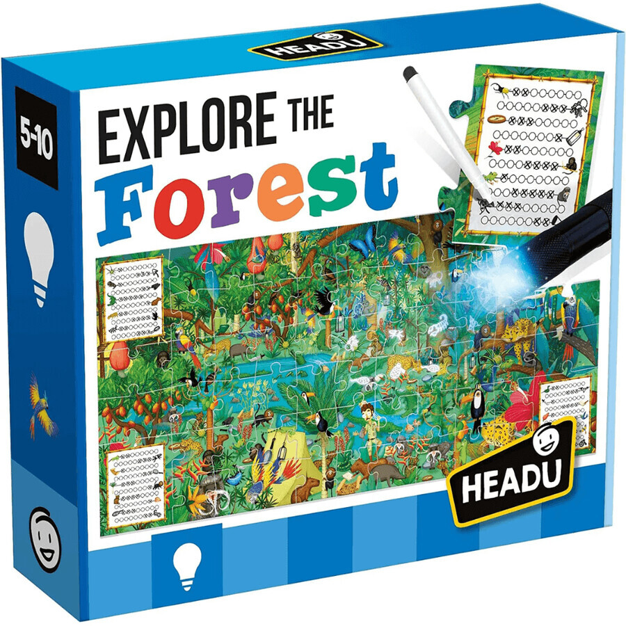 Esplorare il gioco della foresta, 5-10 anni, Headu