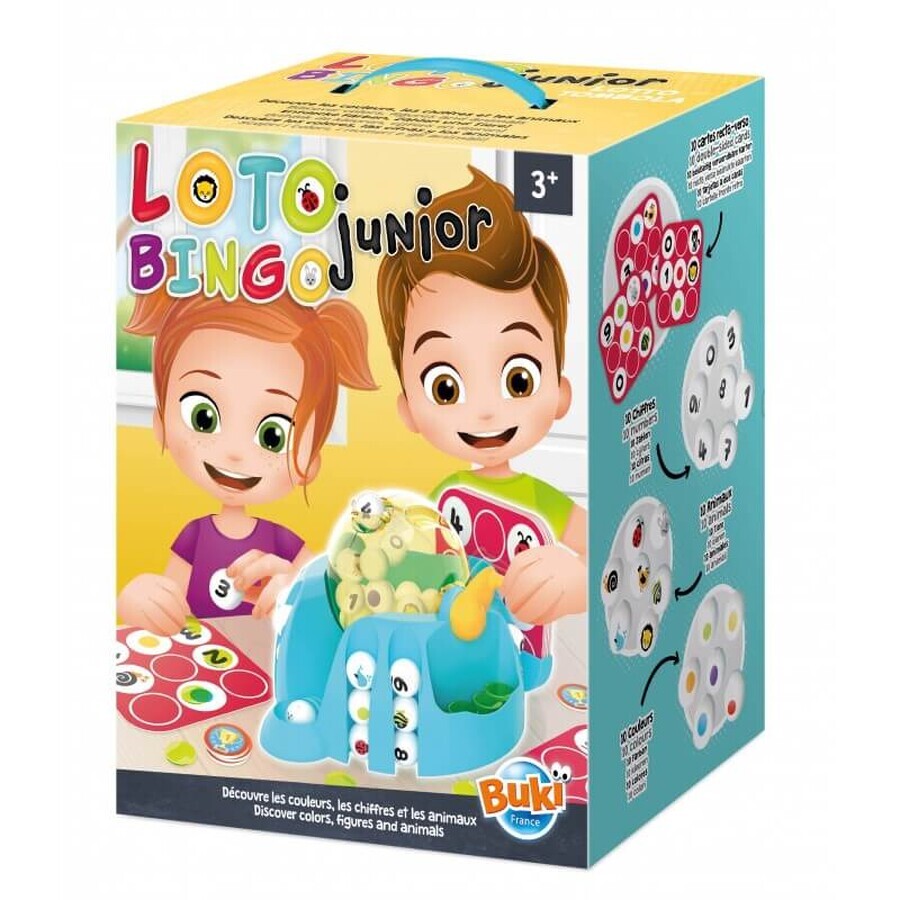 Gioco per bambini Bingo Junior, +3 anni, Buki