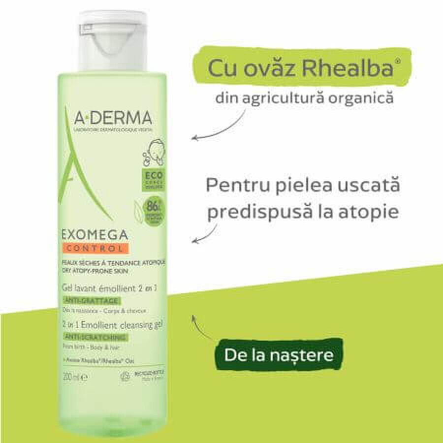 Exomega Control 2 In 1 A- Derma 200ml