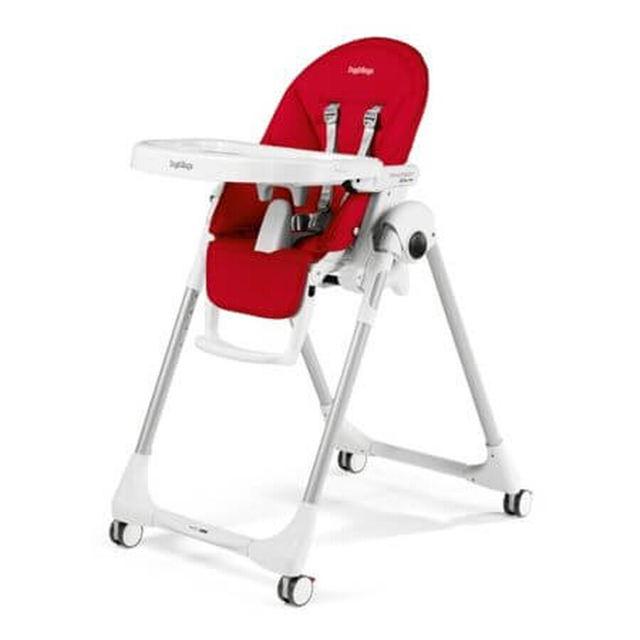 Seggiolone Prima Pappa Zero Follow Me 2 in 1, Fragola, Peg Perego