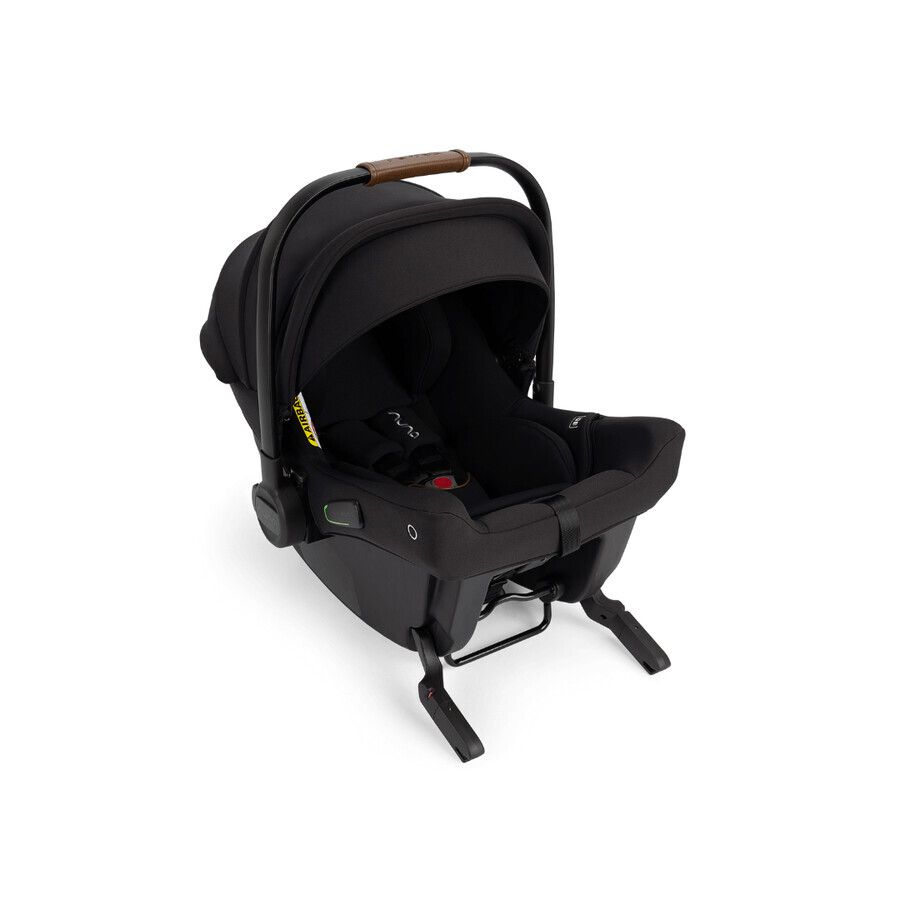 Seggiolino auto con isofix integrato Pipa Urban, 40-75 cm, Caviar, Nuna