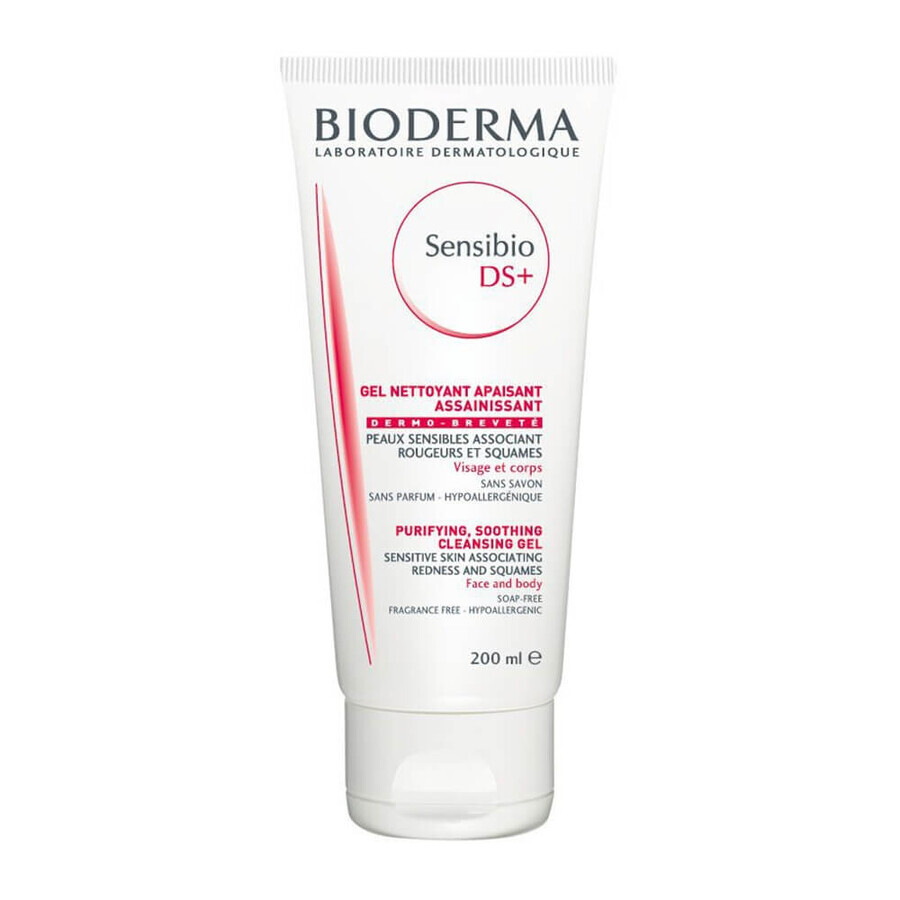 Bioderma Sensibio - DS+ Gel Detergente Viso E Corpo, 200ml