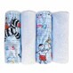 Set di 4 pannolini, 75 x 75 cm, Boy, Tuxi Brands