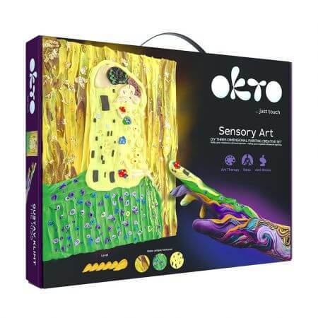 Kreativ-Set Sensory Art Kiss, 30 x 40 cm, Okto