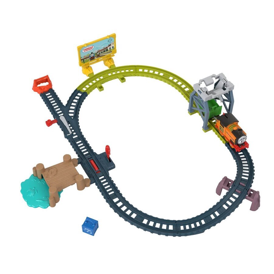 Set gioco locomotiva motorizzata Nia con accessori, +3 anni, Thomas & Friends