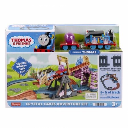 Set gioco locomotiva motorizzata, +3 anni, Thomas & Friends