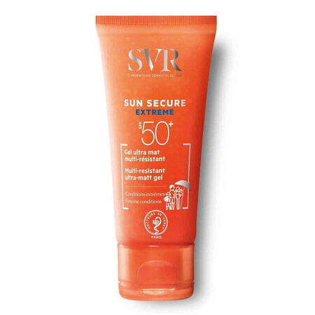 Gel ultra opaco Extrem SPF 50+ Sun Secure, 50 ml, SVR