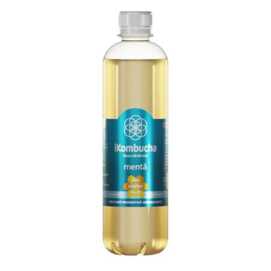 Bautura fermentata cu menta, 500ml, iKombucha