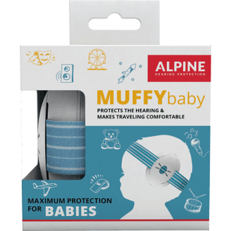 Cuffie per bambini, 3-36 mesi, blu, Alpine