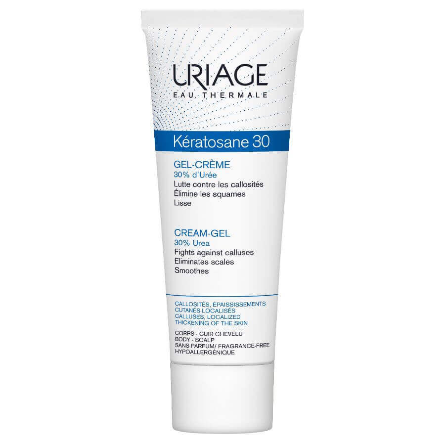 Gel-crème pour peaux dures Keratosane 30, 75 ml, Uriage