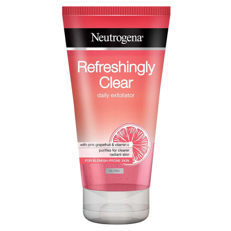 Gel-Scrub esfoliante per pelli con imperfezioni Rinfrescantemente trasparente, 150 ml, Neutrogena