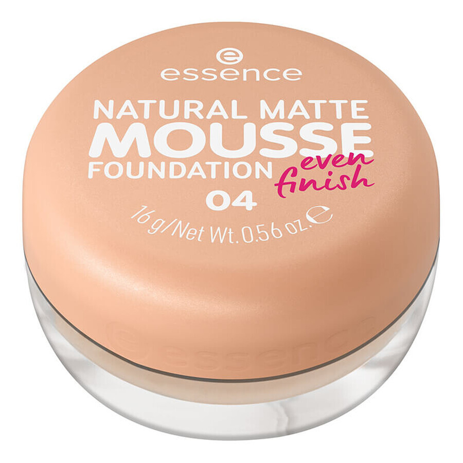 Natural Matte Mousse Foundation, 04, 16 g, Essence