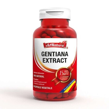 Gentiana Extract, 60 capsule, AdNatura