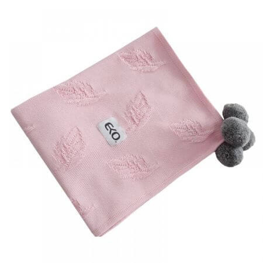 Coperta in bambù, 80x80, rosa, Eko