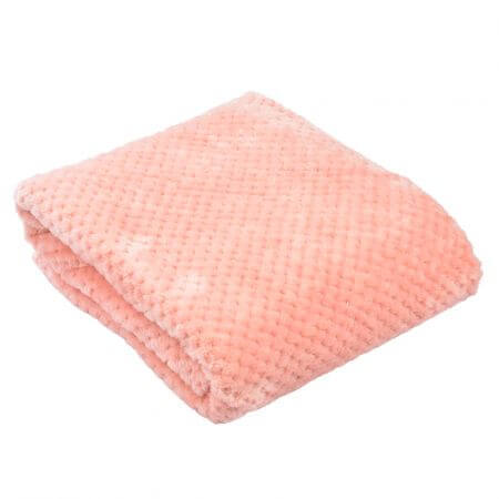 Coperta in pile, 90 x 110 cm, rosa, Fic Baby