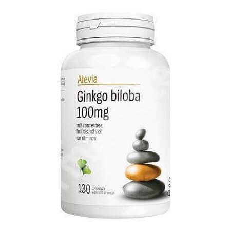 Ginkgo biloba 100mg, 130 compresse, Alevia