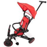 Foldable and reversible 3 in 1 tricycle, Red, UoniBaby