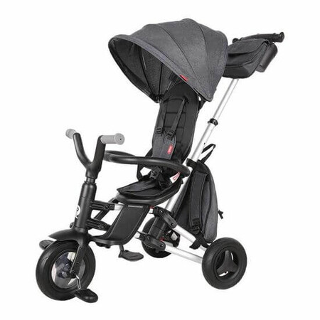 Tricycle pliant pour enfants Nova Rubber Ultra, noir, Qplay