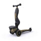 Monopattino convertibile 2 in 1 per bambini Highwaykik 1, 1 - 5 anni, Lifestyle Black Gold Limited, Scoot &amp;amp; Ride