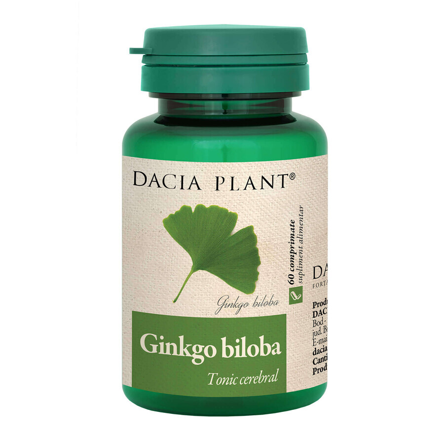 Ginkgo Biloba, 60 tablets, Dacia Plant