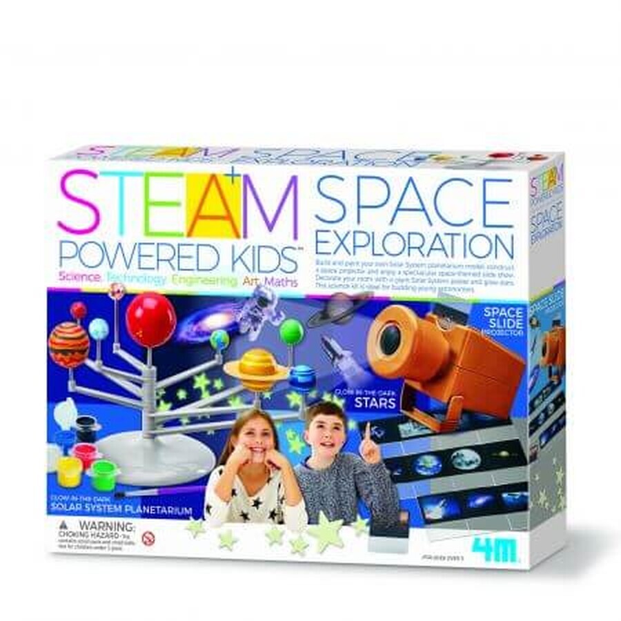 Kit scientifico di esplorazione spaziale Steam Kids, 5 anni+, 4M