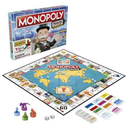 Monopoly intorno al mondo, +8 anni, Hasbro