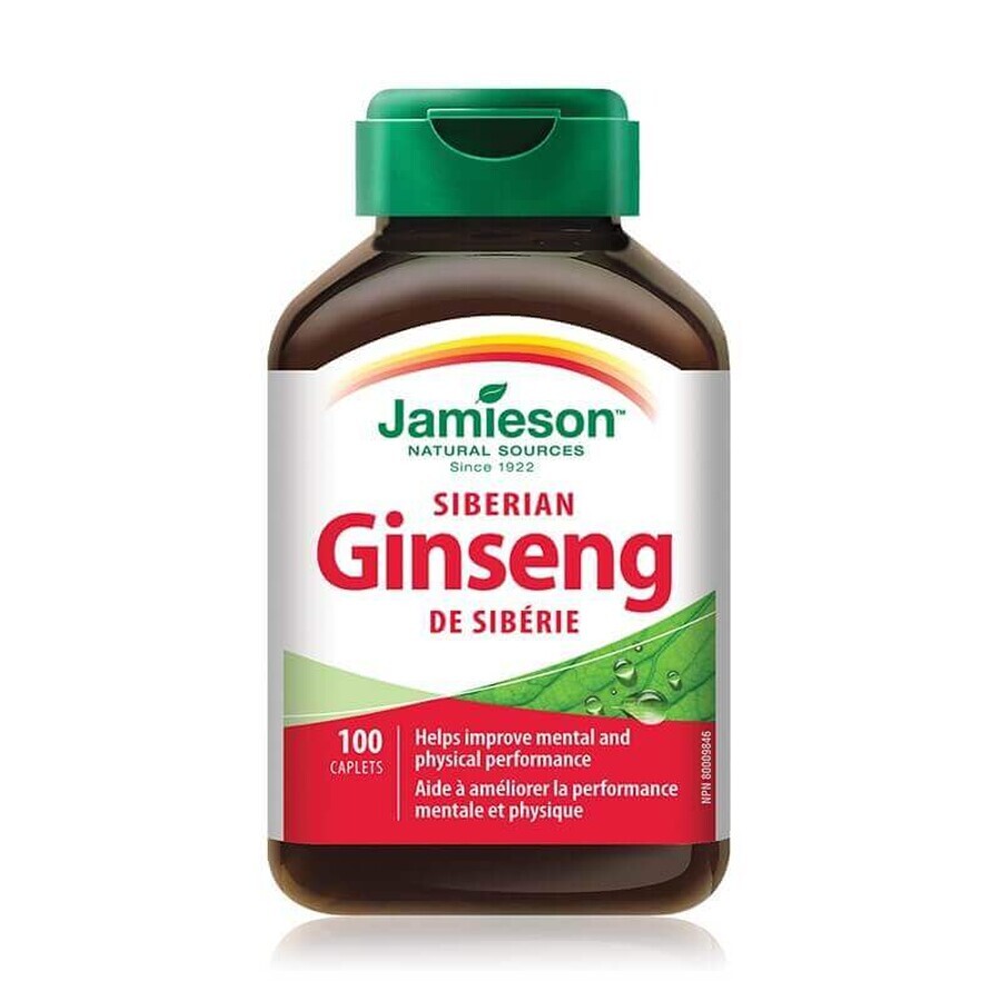 Siberian Ginseng, 100 capsules, Jamieson