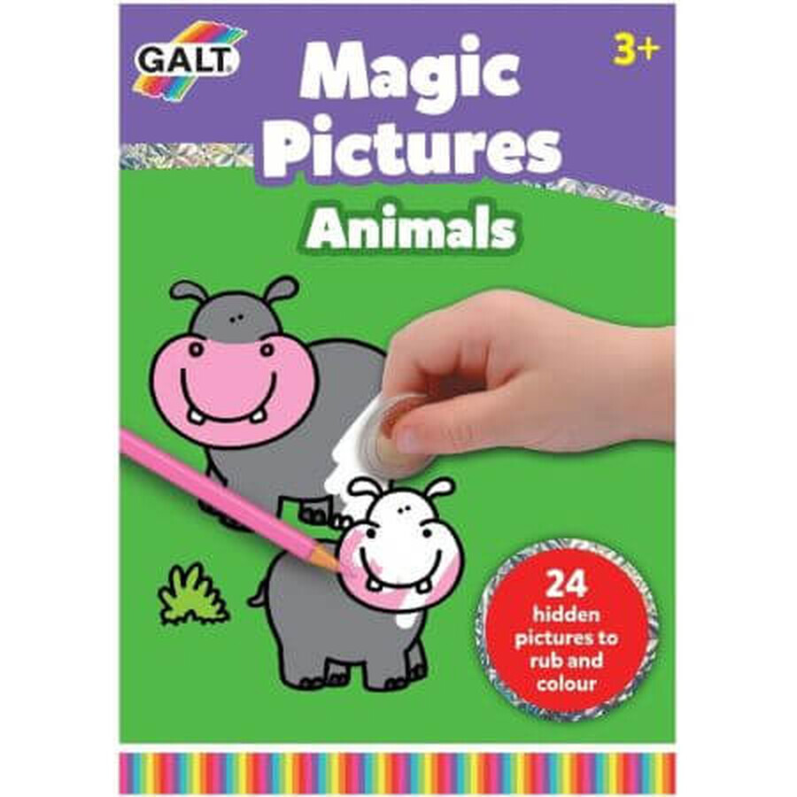 Ridiamo e coloriamo gli animali Magic Pictures, Galt