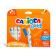 Set di 12 cariatidi colorate per bambini, +2 anni, Carioca