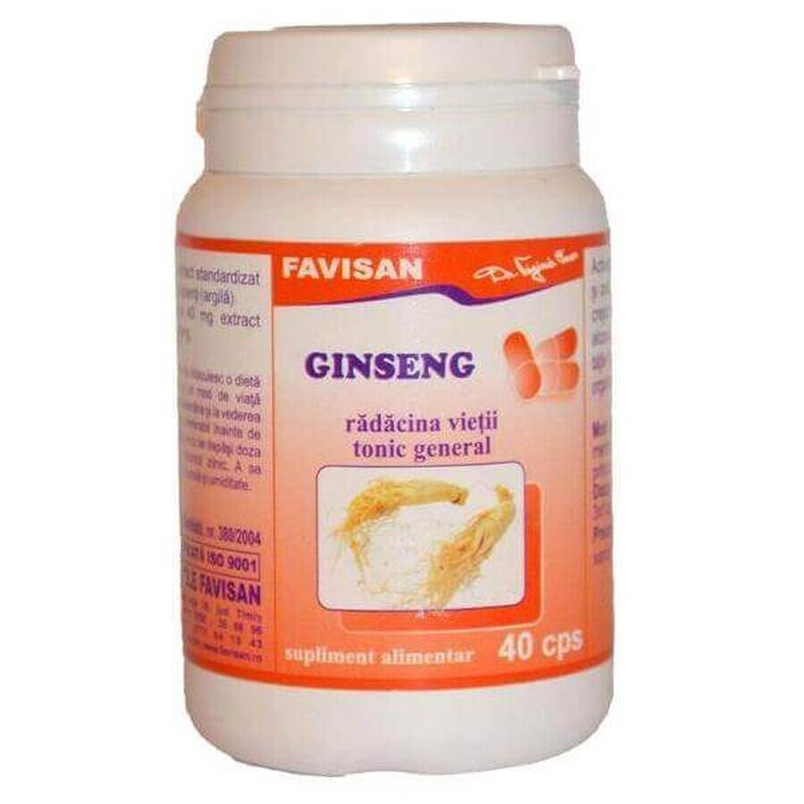 Ginseng, 40 capsule, Favisan