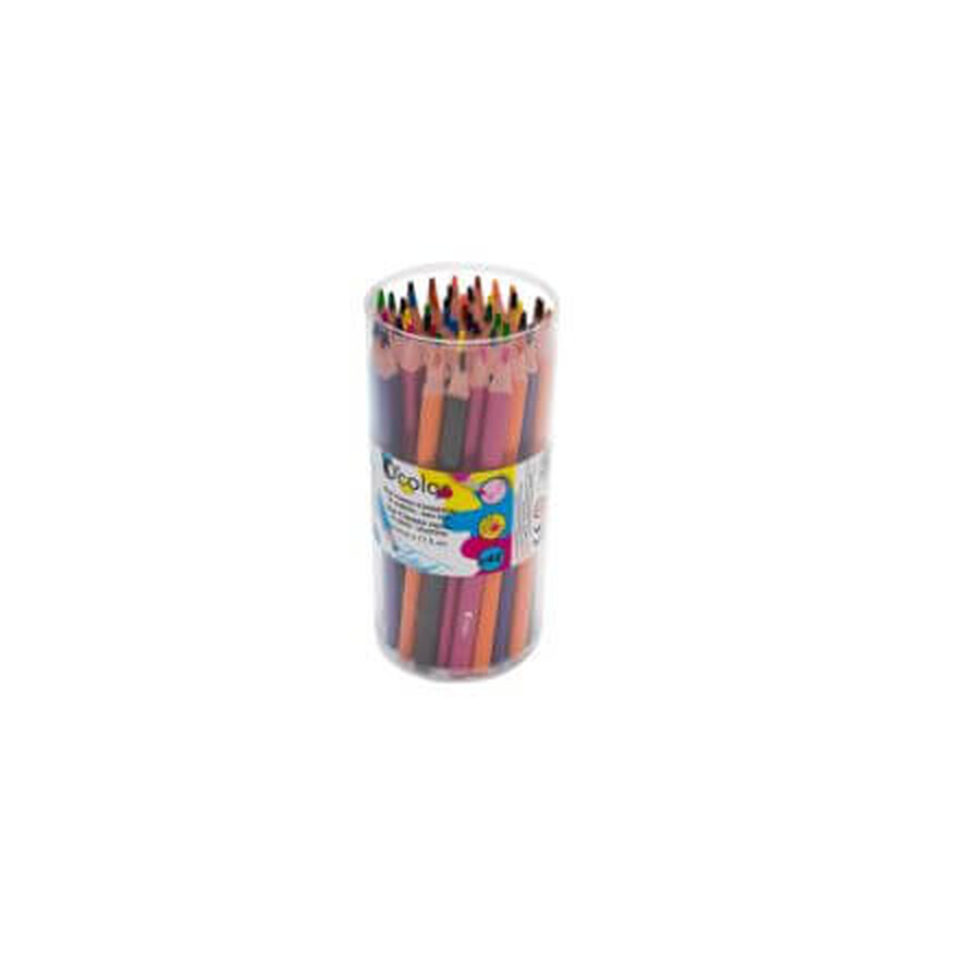 Set of 48 coloured pencils, Maxi Mina, 4mm, O Color