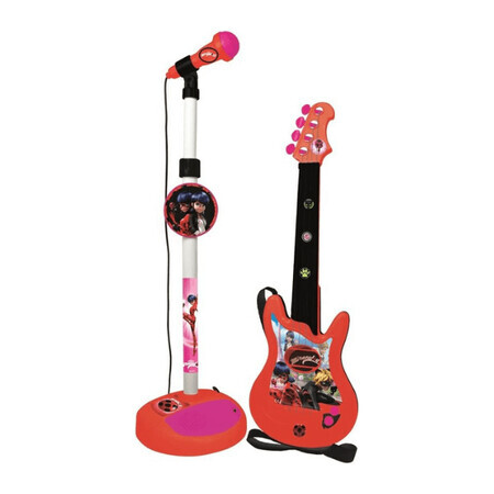 Miraculous guitar and microphone set, 3-9 years, Reig