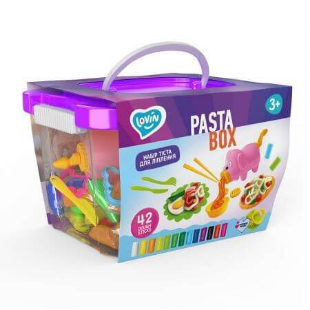 Set di plastilina Lovin'Do Pasta Mania Box, +3 anni, Okto