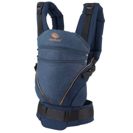 Port-Bebe XT Baby Tragesystem, Denim Blau, Manduca