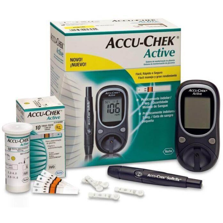 Glucometro Accu-Chek Active, 1 pezzo, Roche