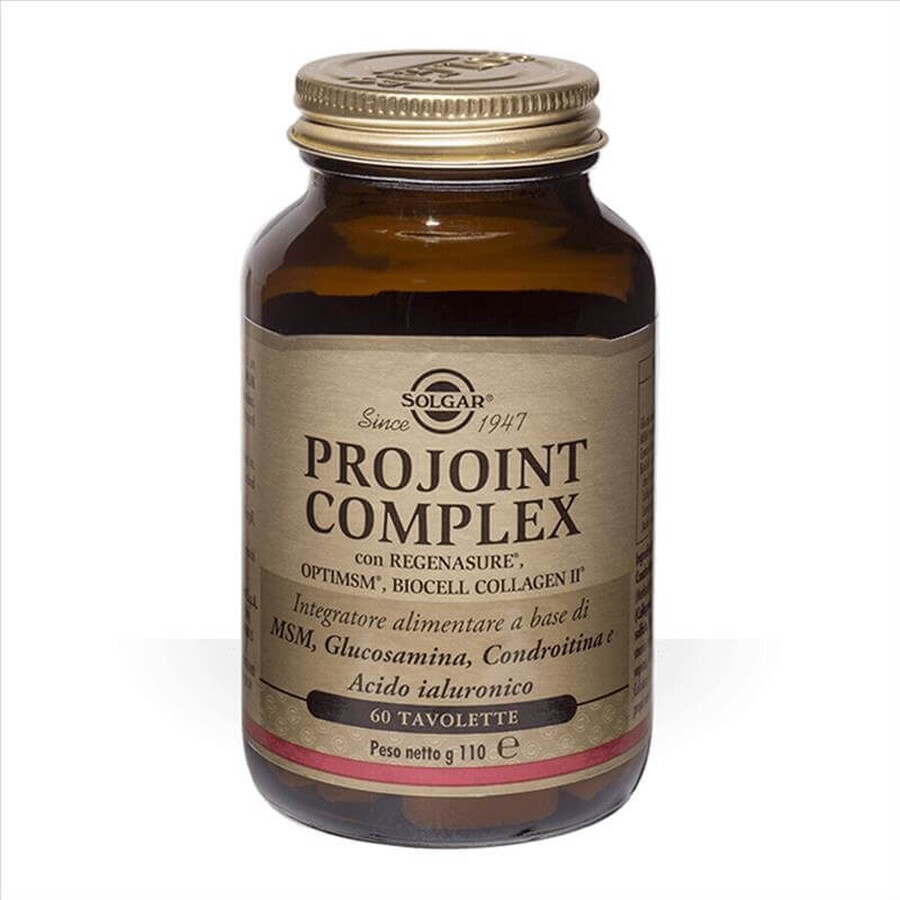 Solgar Projoint Complex Integratore Cartilagine, 60 tavolette