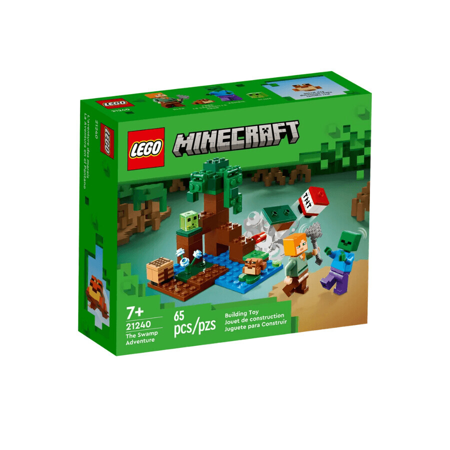 Lego Minecraft Swamp Adventure, 7 anni+, 21240, Lego