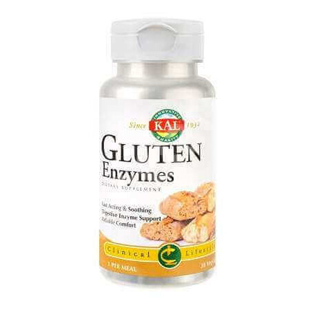 Gluten Enzymes Kal, 30 capsule, Secom