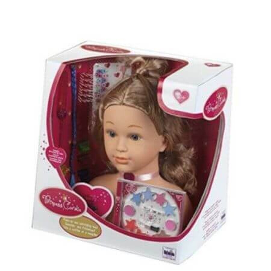 Bust Princess Coralie pentru machiat si coafat, +3 ani, Klein