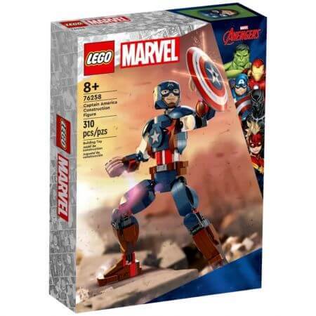 Figurine Captain America, +8 ans, 76258, Lego Marvel