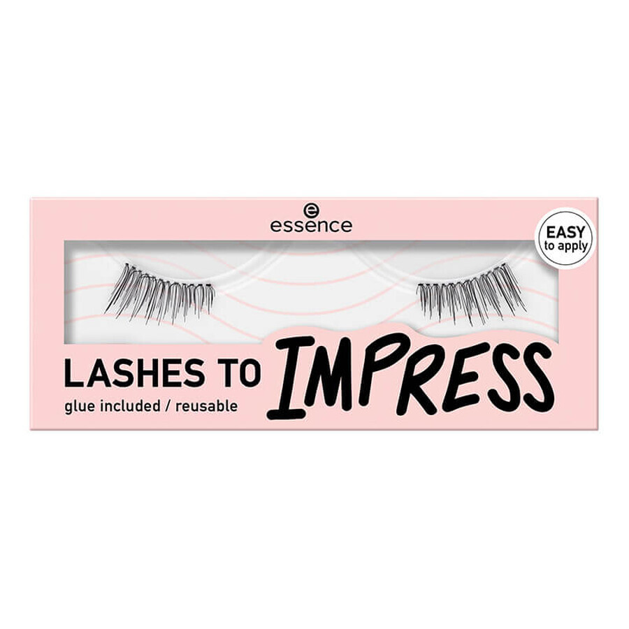 False eyelashes Lashes to Impress, 03 - Half Lashes, 1 pair, Essence