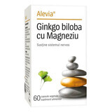 Ginkgo Biloba con Magnesio, 60 capsule vegetali, Alevia