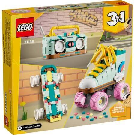 Pattino a rotelle retrò, +8 anni, 31148, Lego Creator 3 in 1