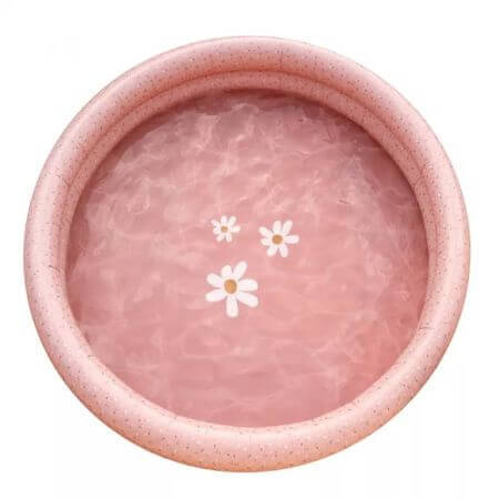 Piscina gonfiabile per bambini Little Pink Flowers, 150 cm, Little Dutch