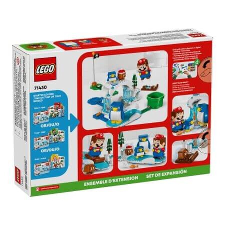 Set di espansione della famiglia Penguin Snow Adventure, 7 anni+, 71430, Lego Super Mario