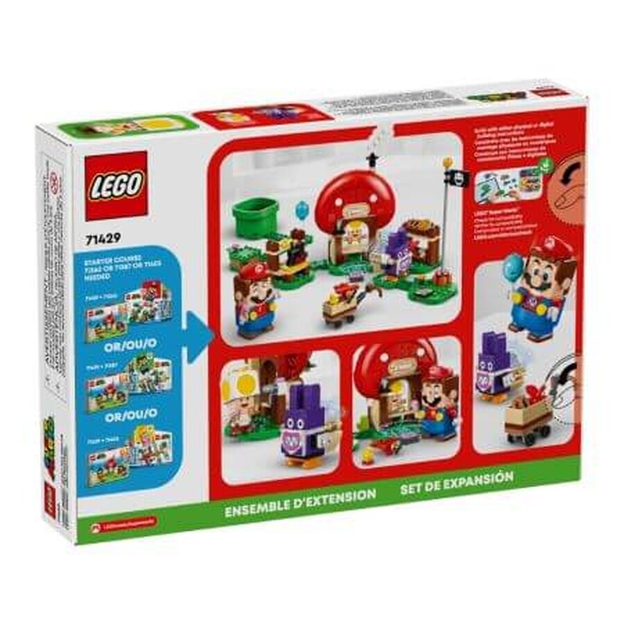 Set di espansione Nabbit's Shop Toad, 7 anni+, 71429, Lego Super Mario
