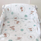 Set di biancheria da letto con protezione laterale, Piccolo Cervo, 120 x 60 cm, Amy