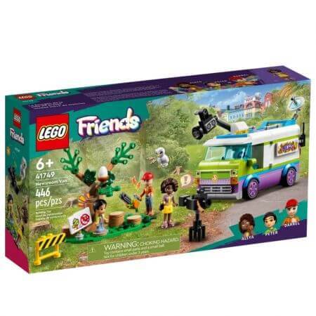 Lego Friends Mobile News Studio, Ages 6+, 41749, Lego